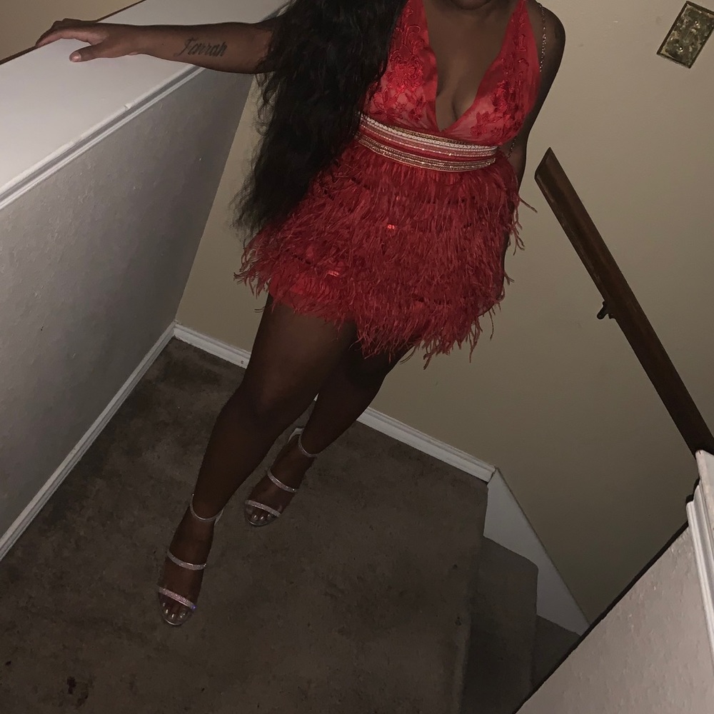 Red dress